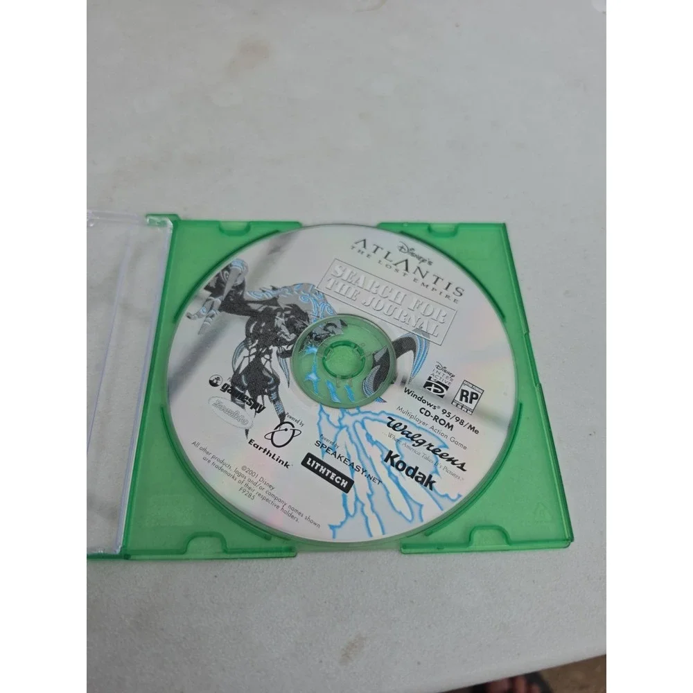2001 - Disney's Atlantis The Lost Empire: Search For The Journal - PC Game